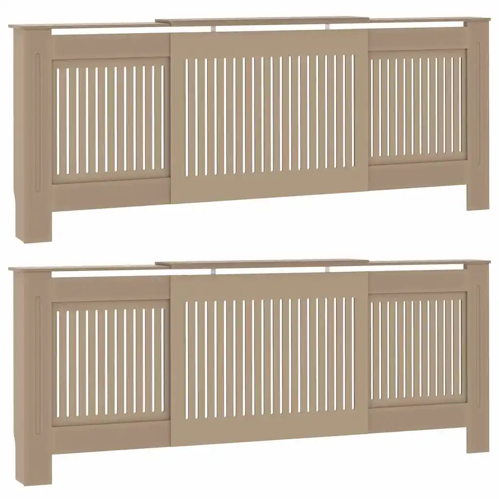 vidaXL Radiátor fedezék 2 db Sonoma Tölgy 205 x 205 x 815cm