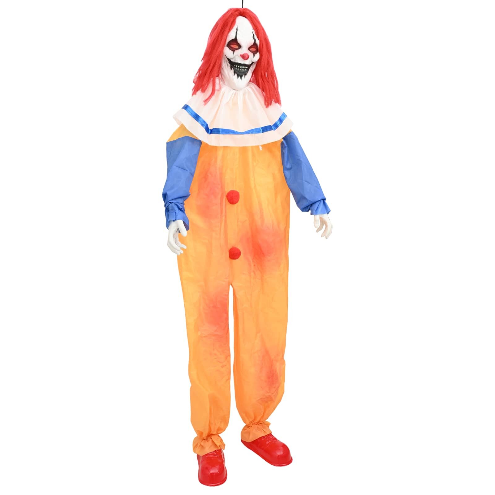 vidaXL Rémisztő Halloween bohóc SPOOKA Sárga és Kék 1265 x 180 cm