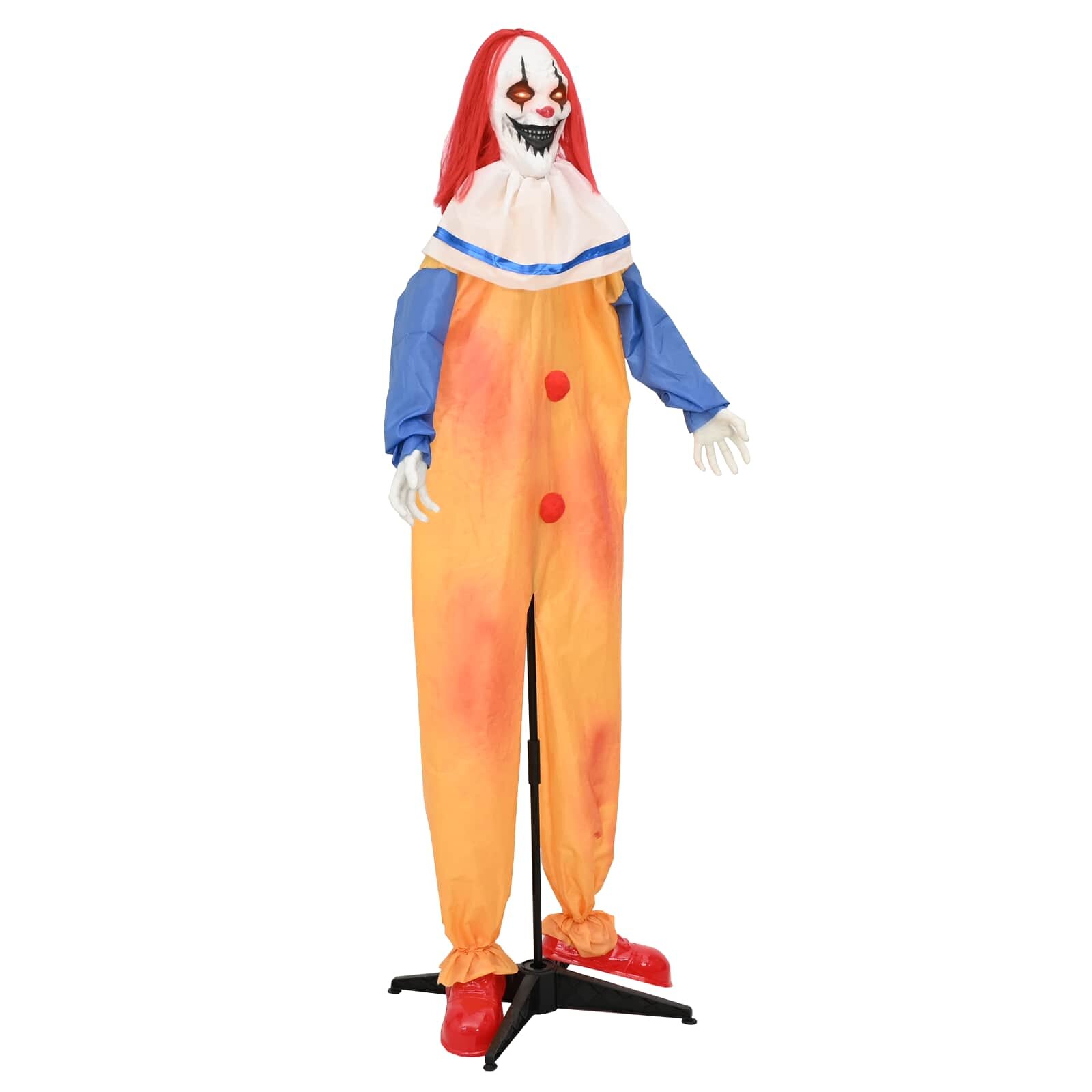 vidaXL Rémisztő Halloween bohóc SPOOKA Sárga és Kék 1265 x 180 cm