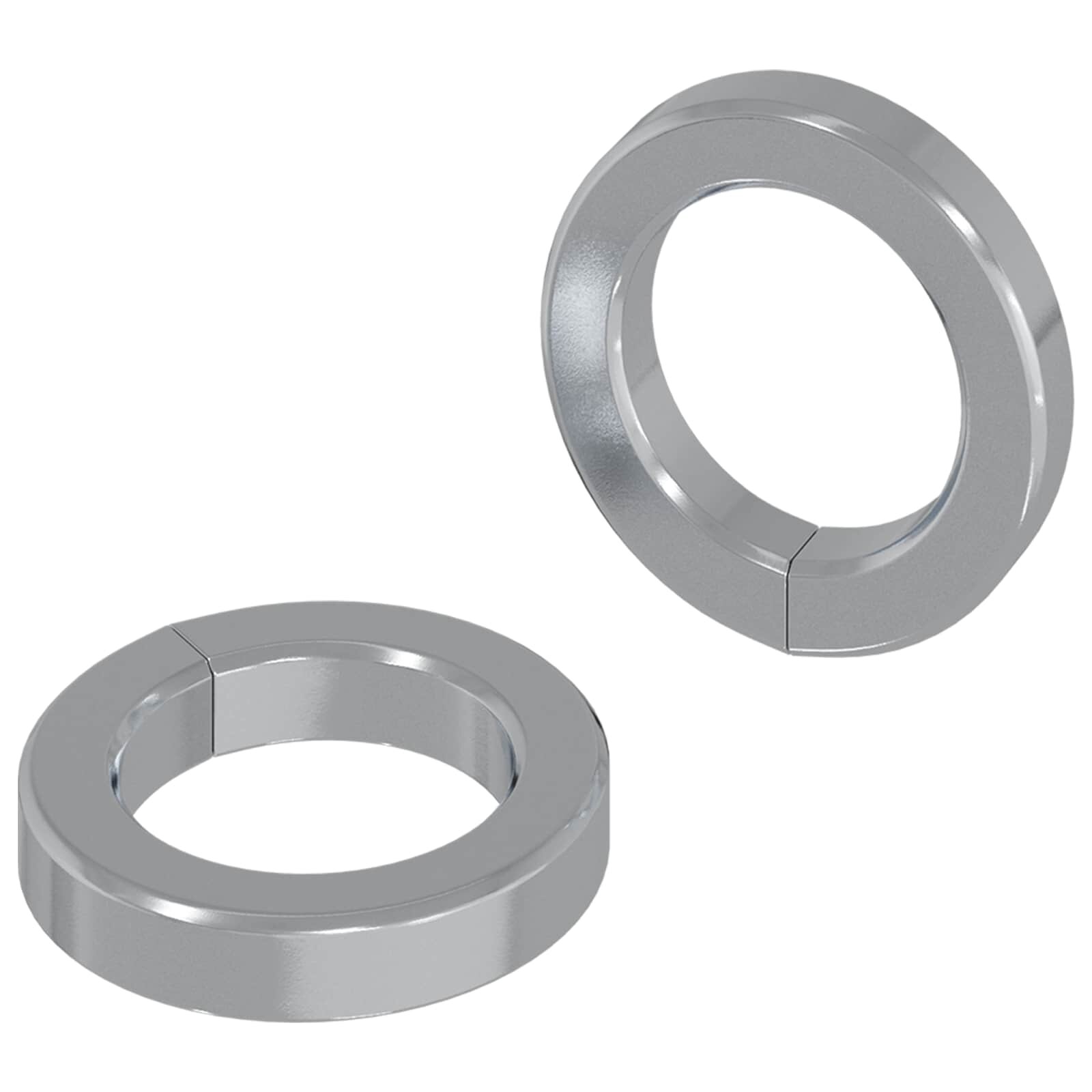 vidaXL Rugós mosó 2 pcs Fehér 13 x 2 mm Vas
