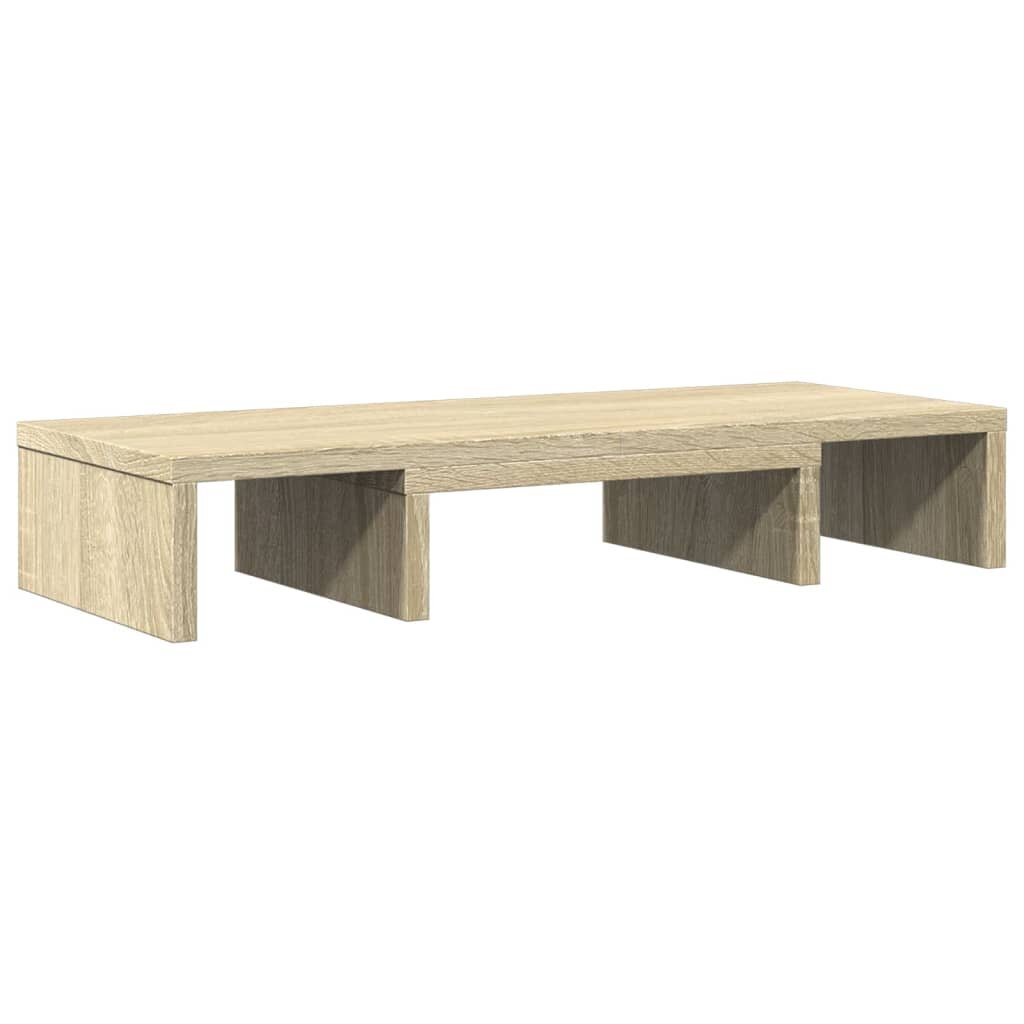 vidaXL sonoma tölgy szerelt fa állítható monitorállvány 60x24x105 cm