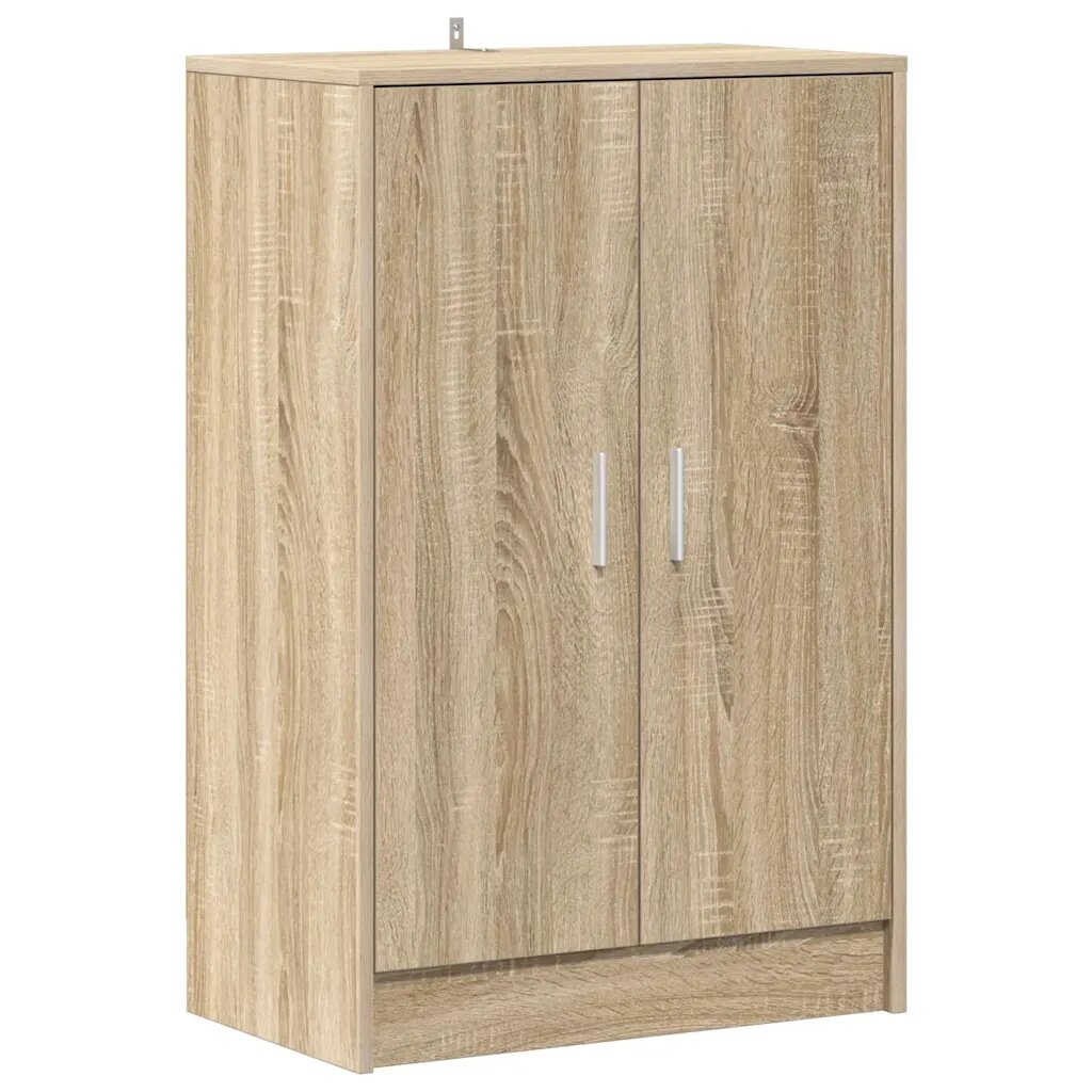 vidaXL sonoma tölgy színű szerelt fa cipősszekrény 60 x 35 x 92 cm