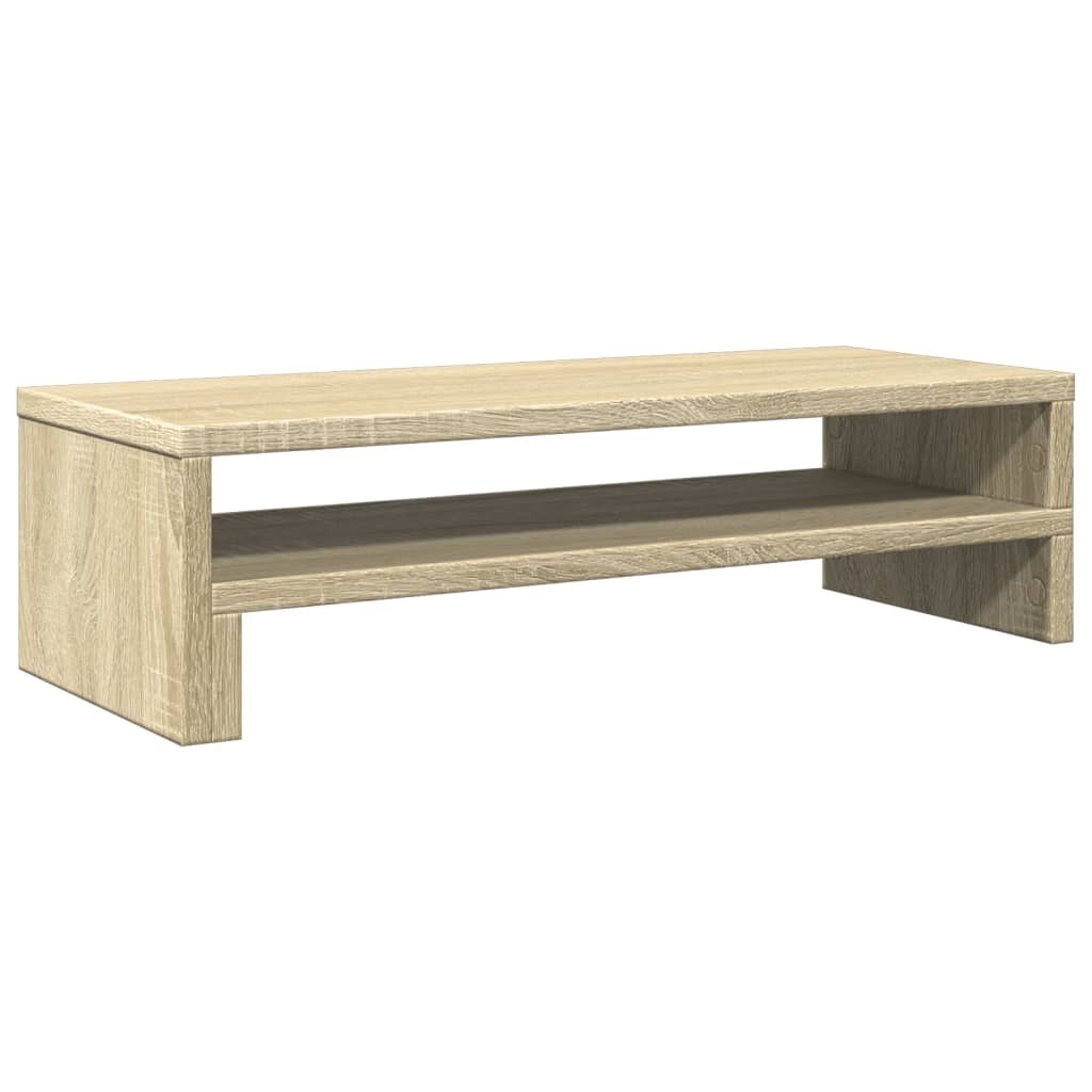 vidaXL sonoma tölgy színű szerelt fa monitorállvány 54 x 22 x 15 cm