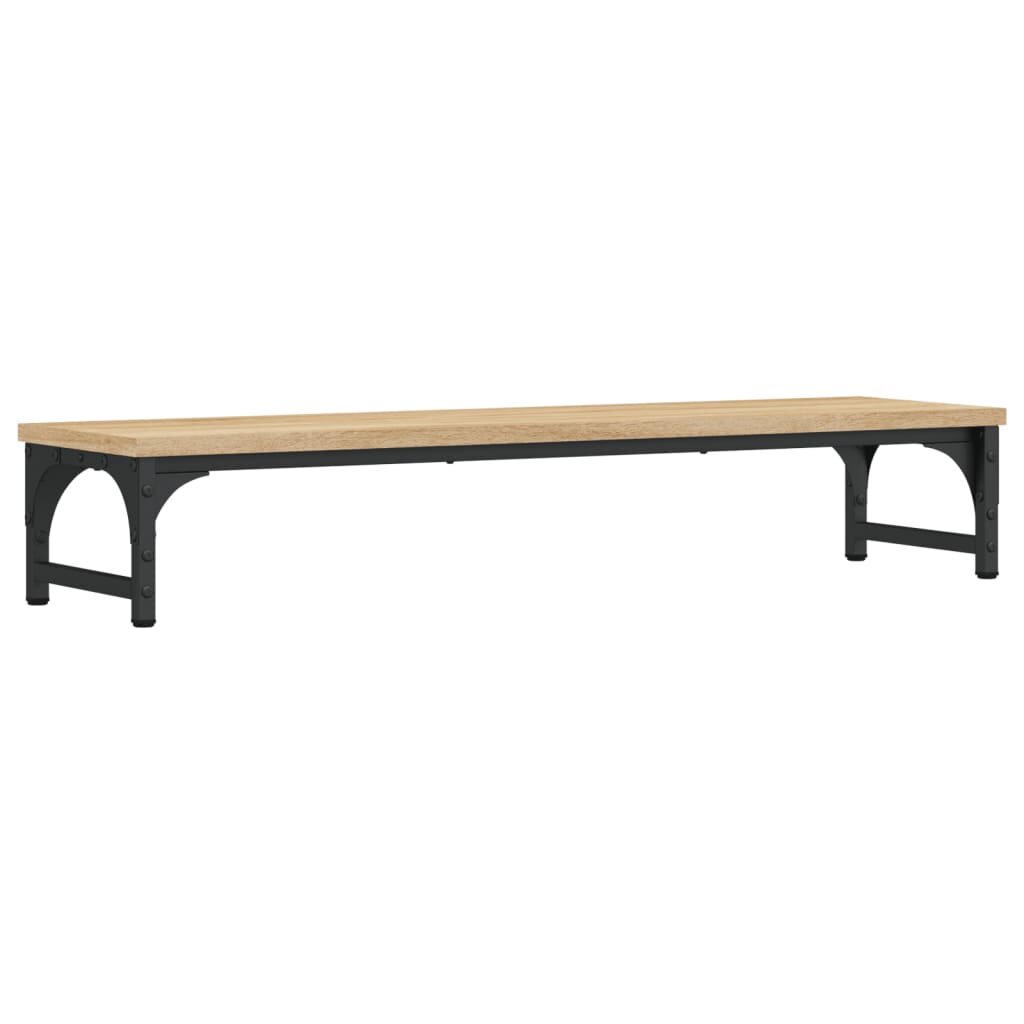vidaXL sonoma tölgy színű szerelt fa monitorállvány 85 x 23 x 14 cm