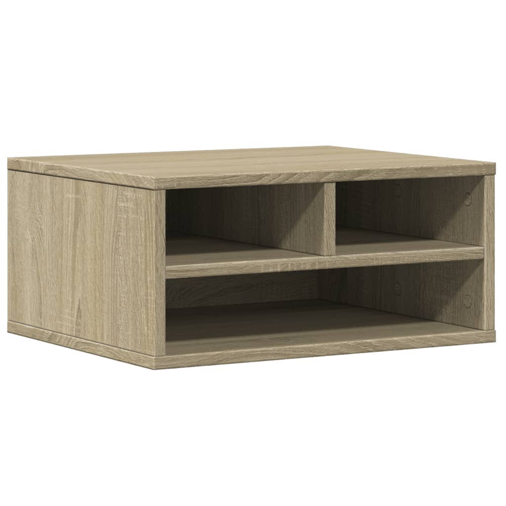 vidaXL sonoma tölgy színű szerelt fa nyomtatóállvány 49 x 40 x 225 cm