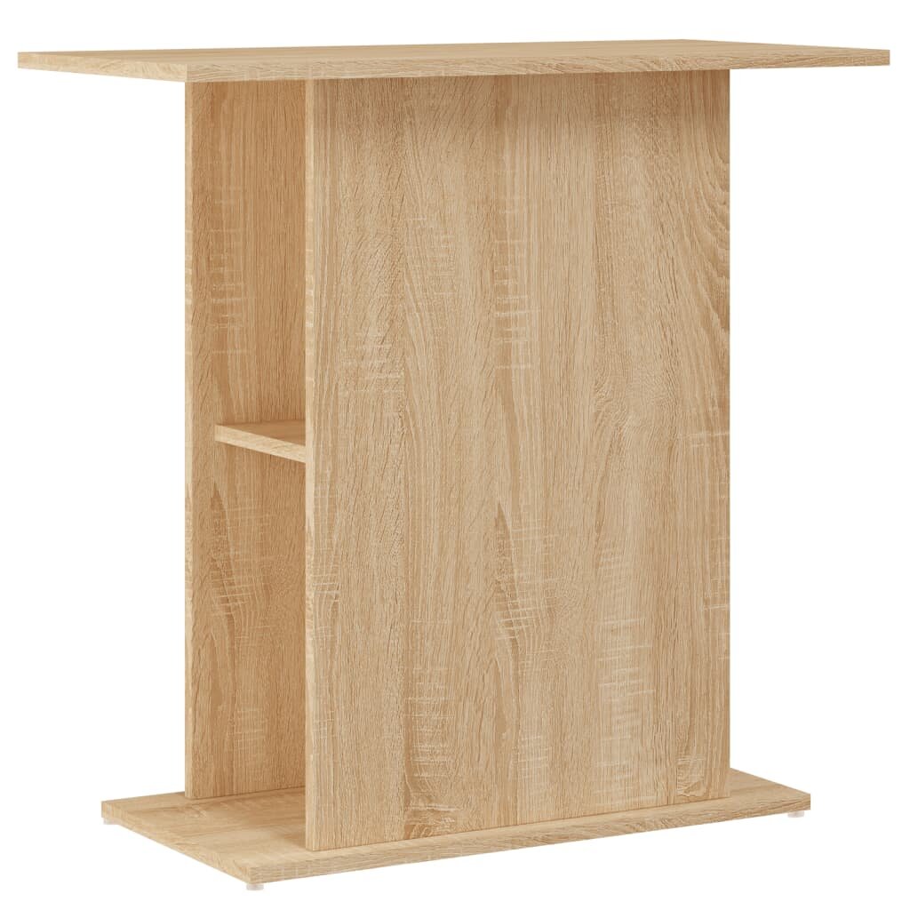 vidaXL sonoma tölgyfa akváriumállvány 75 x 36 x 725 cm rétegelt fából