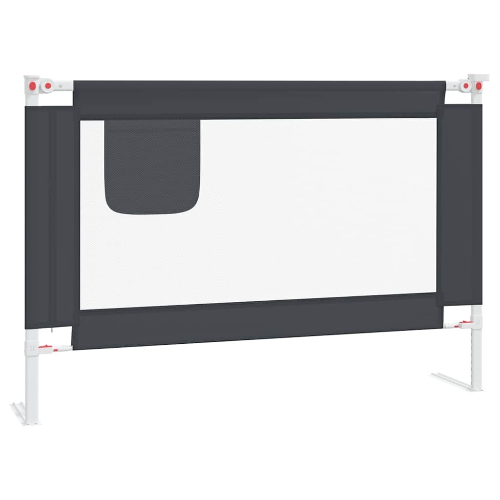 vidaXL sötétszürke szövet biztonsági leesésgátló 100 x 25 cm