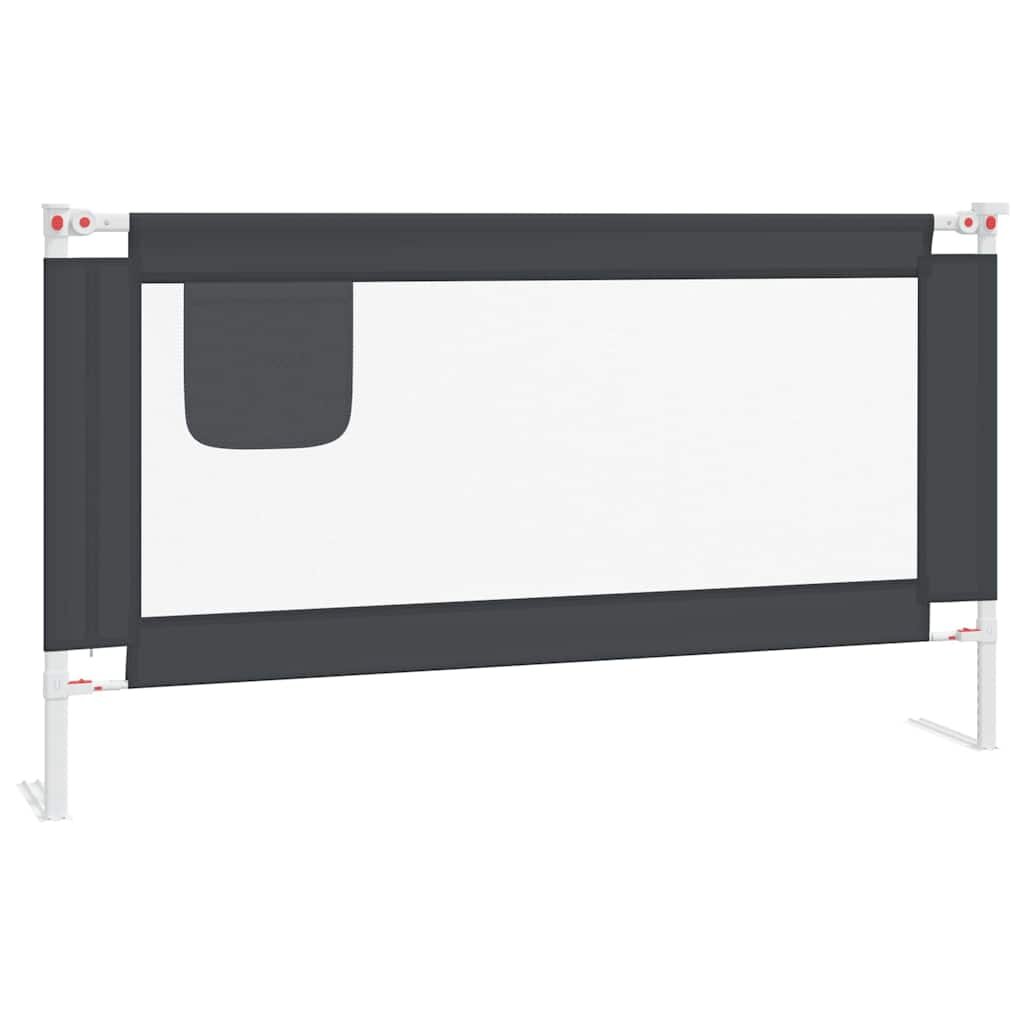 vidaXL sötétszürke szövet biztonsági leesésgátló 150 x 25 cm