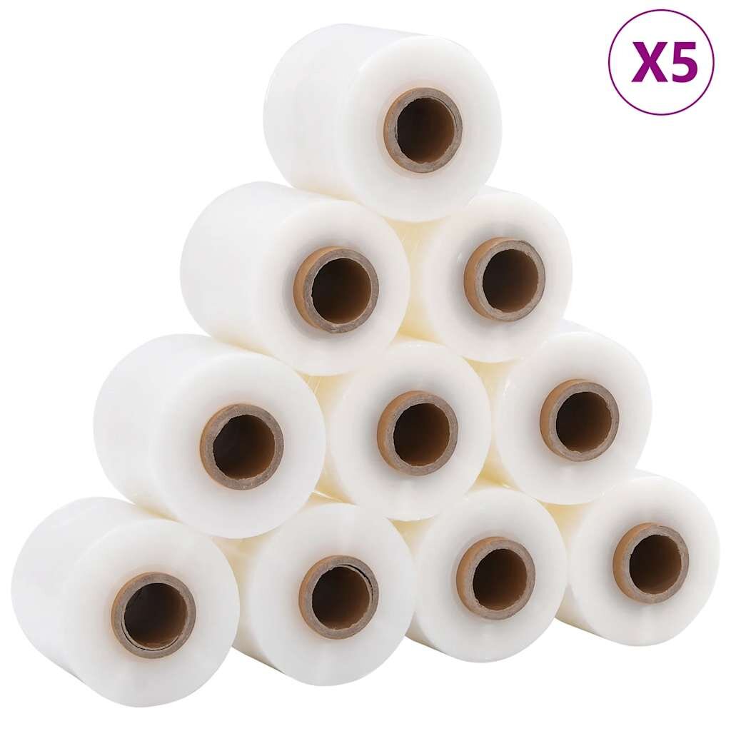 vidaXL stretch fólia 50 db átlátszó 23 μm 10 cm x 150 m
