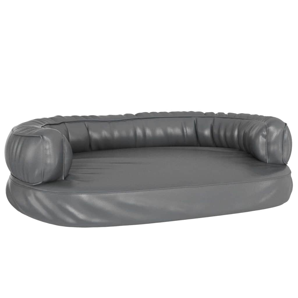vidaXL szĂĽrke ergonomikus mĹ±bĹ‘r kutyaĂˇgy 75 x 53 cm