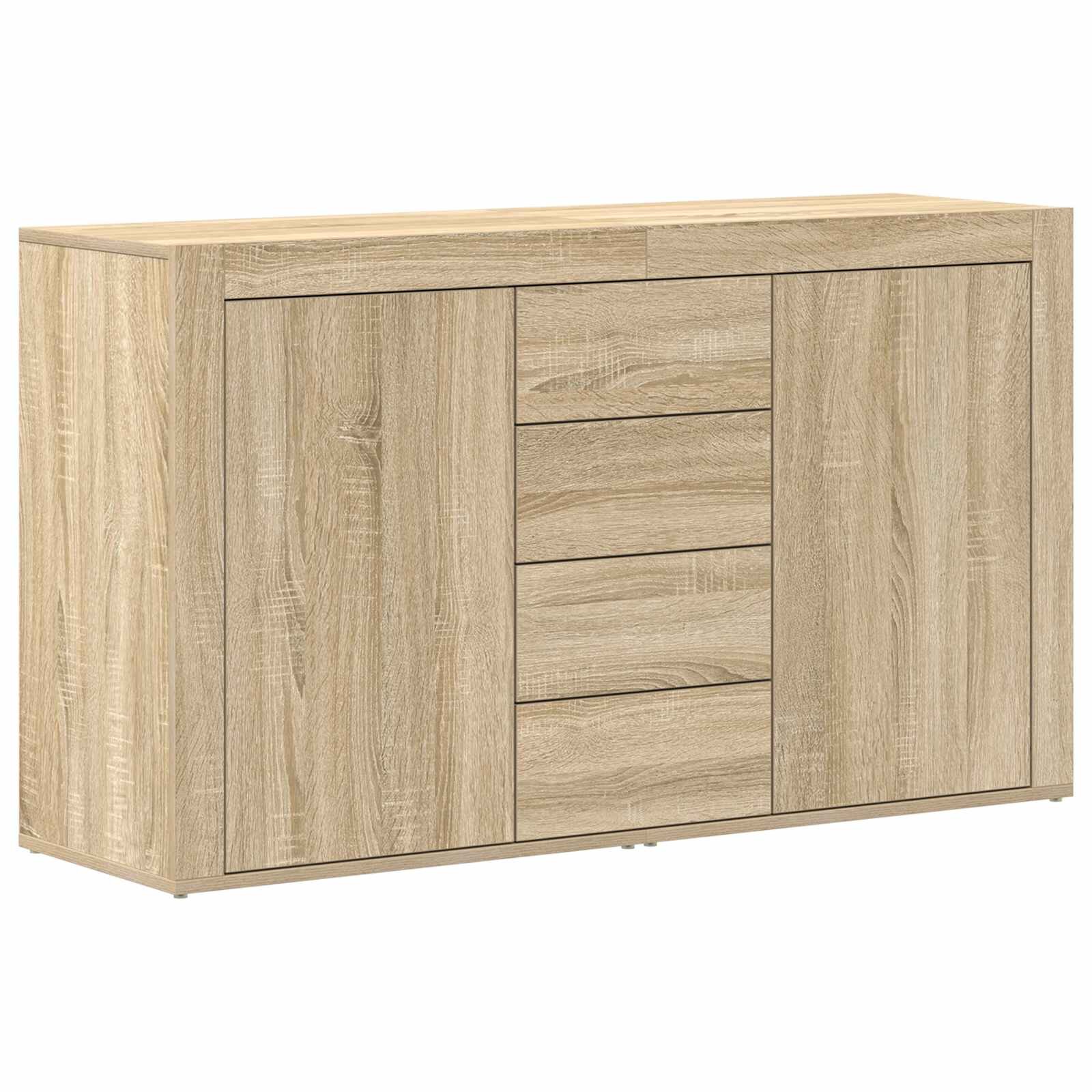 vidaXL Széf Sonoma tölgy 120 x 36 x 69 cm Szerelt Fa
