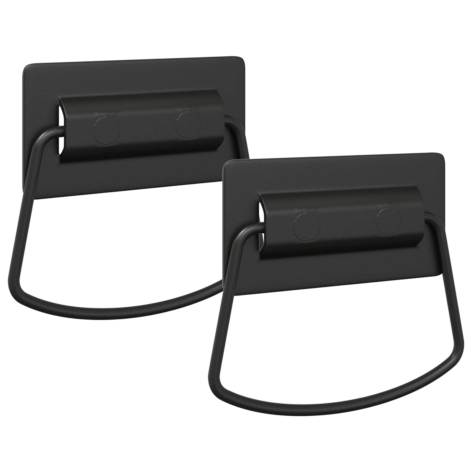 vidaXL Szekrény Fogantyúk 2 db Fekete 85 x 45 mm Fém