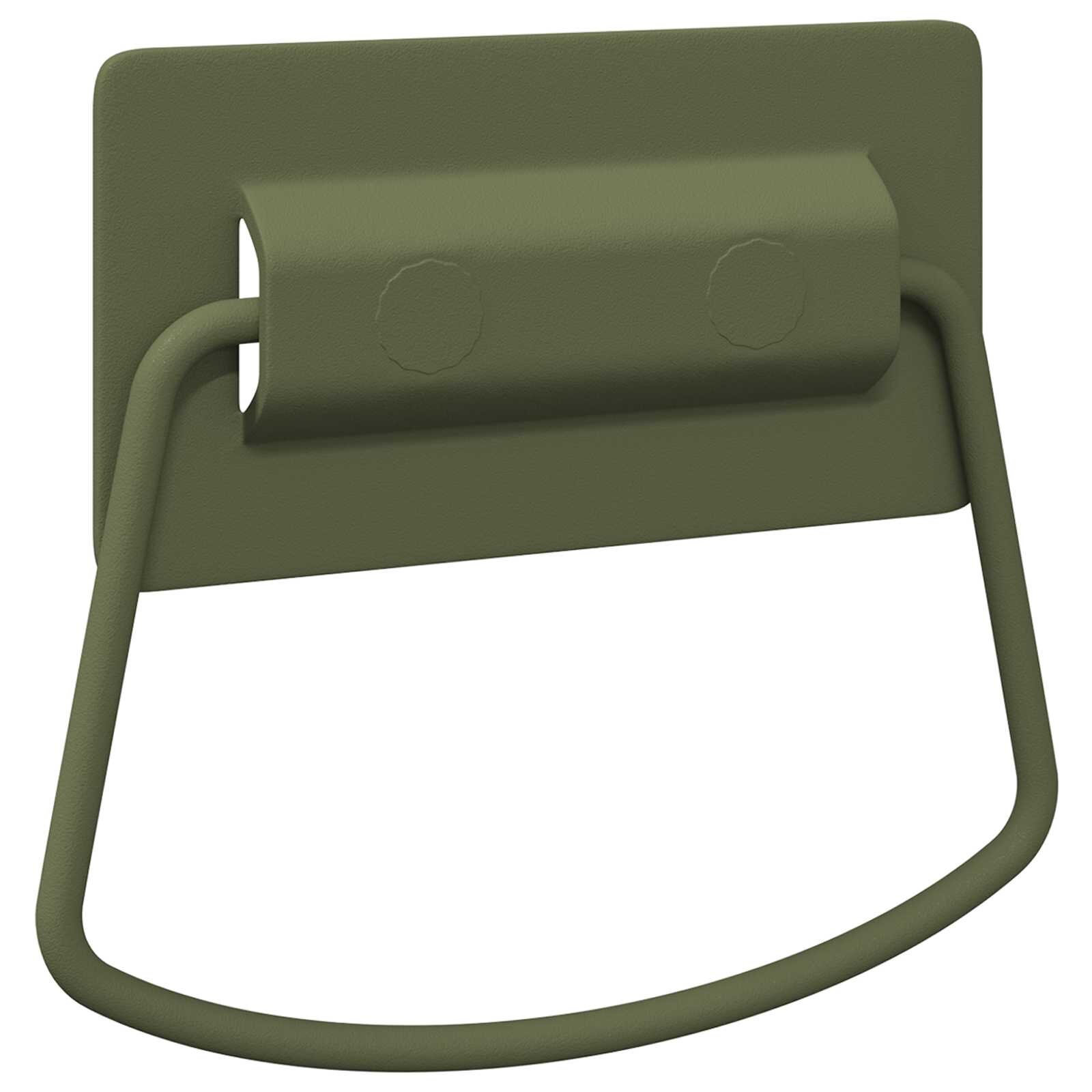 vidaXL Szekrény Fogantyúk Olajzöld 85 x 45 mm Fém