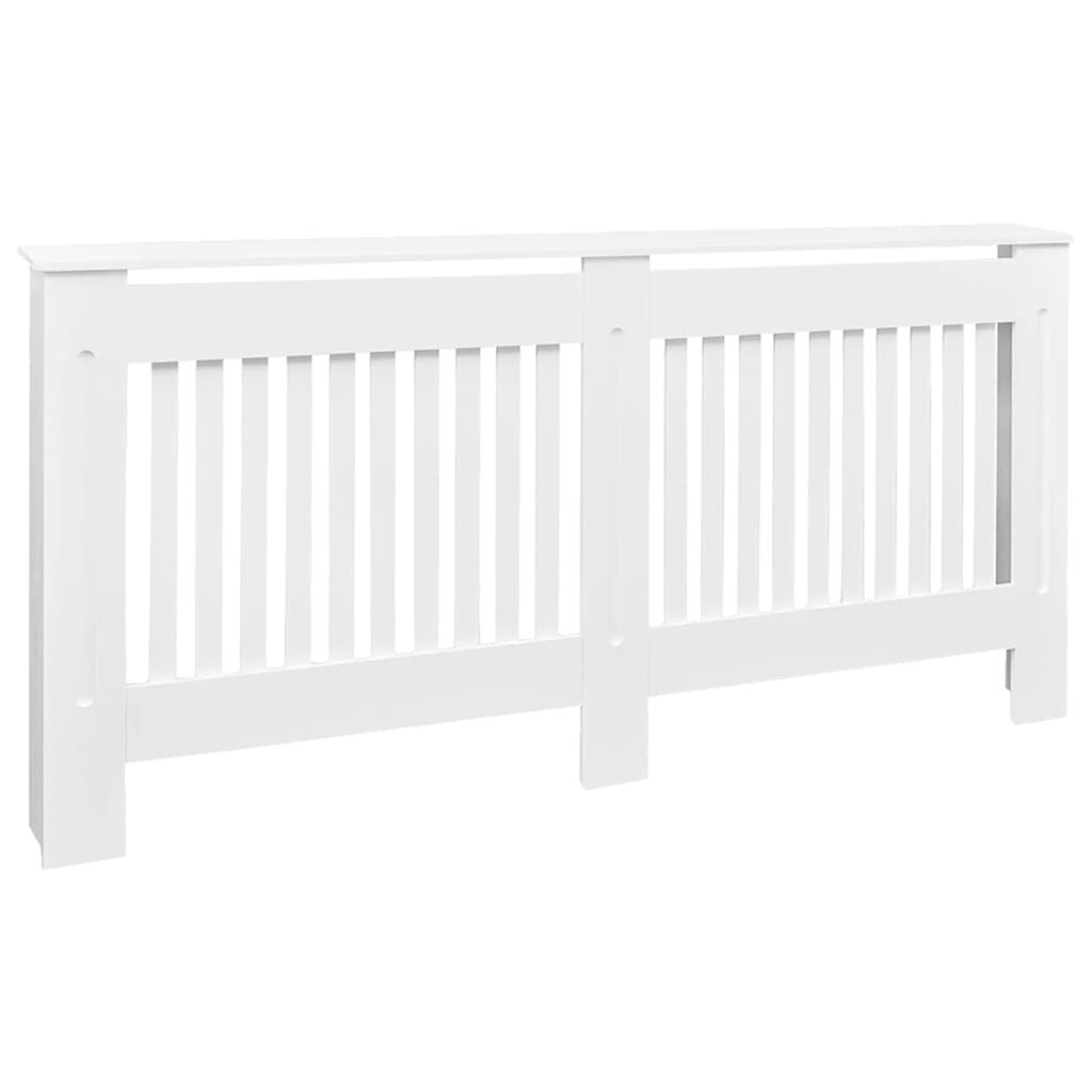 vidaXL szerelt fa radiátor burkolat fehér 172 cm