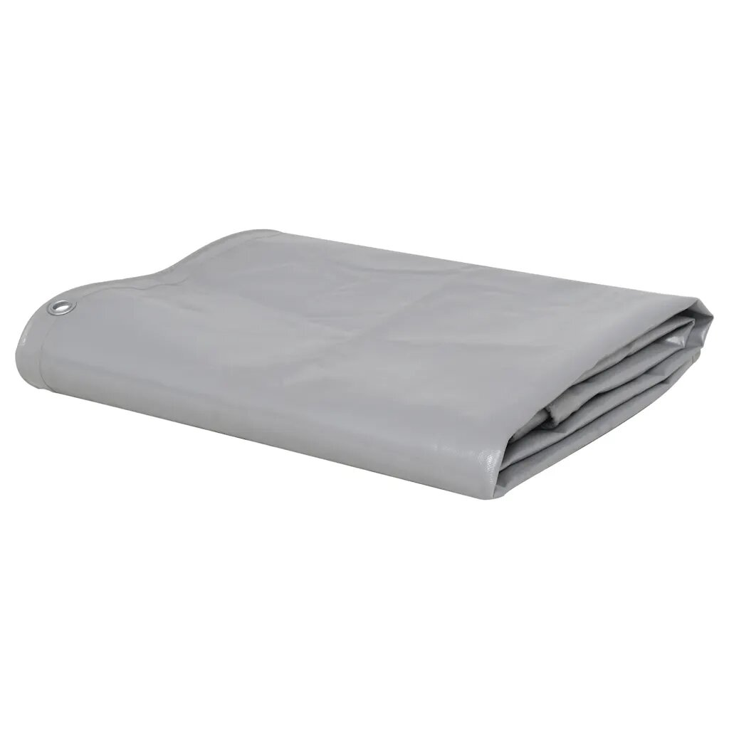 vidaXL szürke ponyva 650 g/m² 15 x 6 m