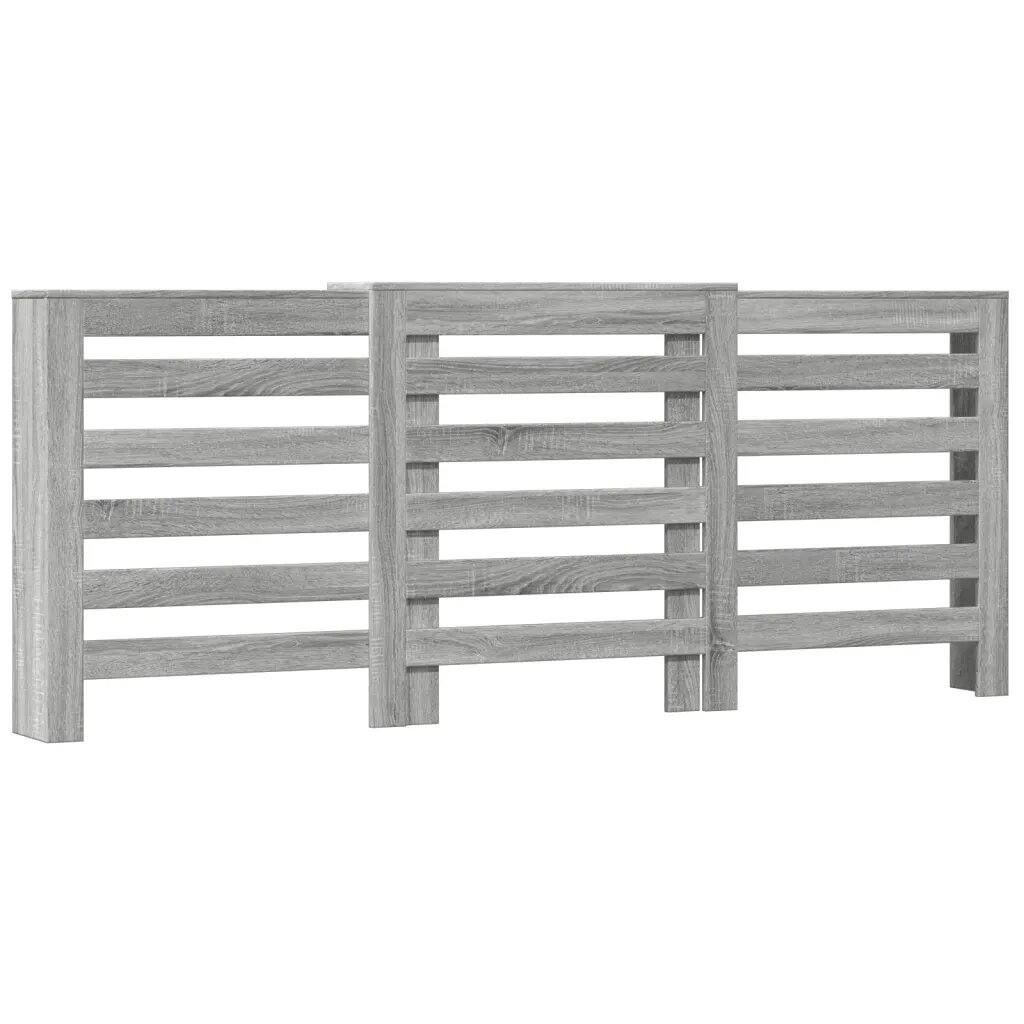 vidaXL szürke sonoma szerelt fa radiátorburkolat 205x215x835 cm