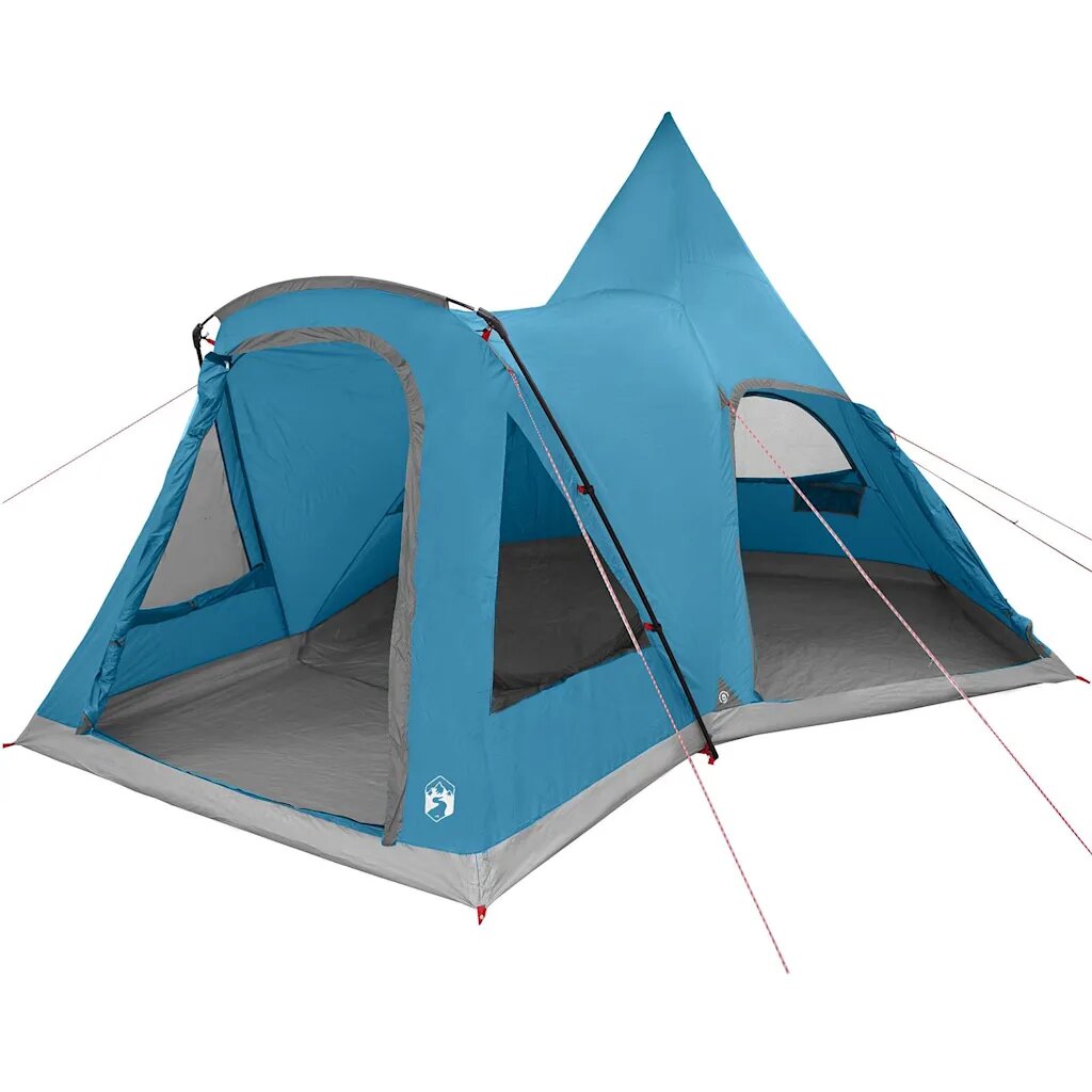 vidaXL Teepee sátor 5 fő számára 5 személyes Kék