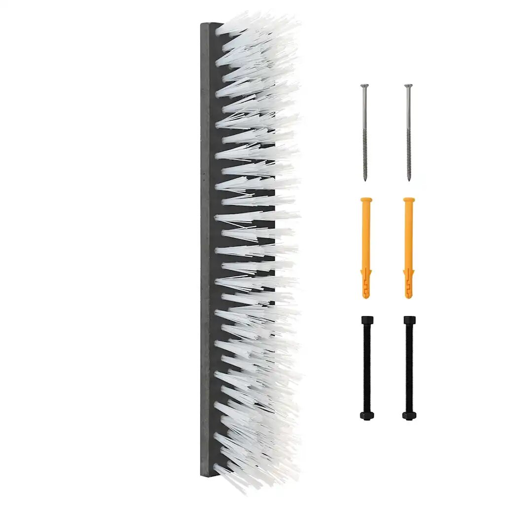 vidaXL Tejkefék Fekete és Fehér 50 x 10 x 65 cm PP