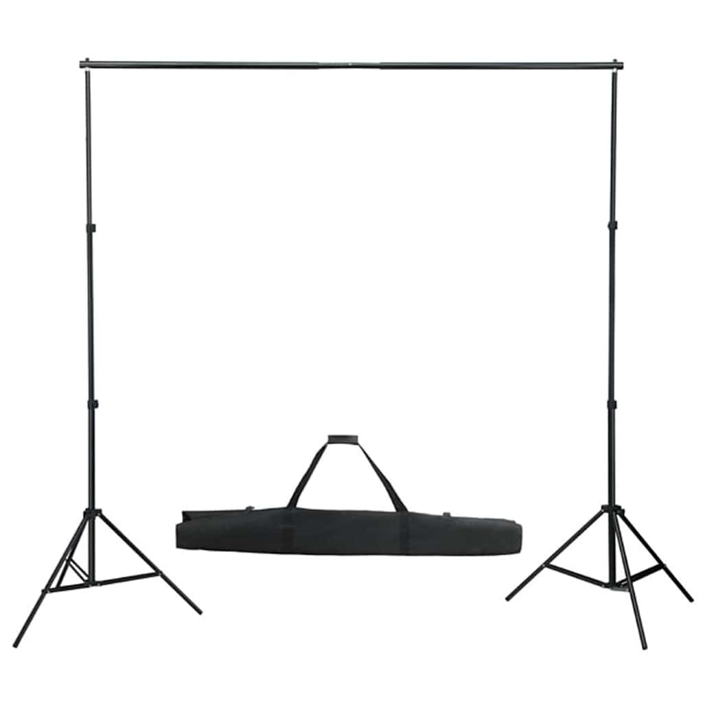 vidaXL teleszkópos háttér állványrendszer 155-300 cm