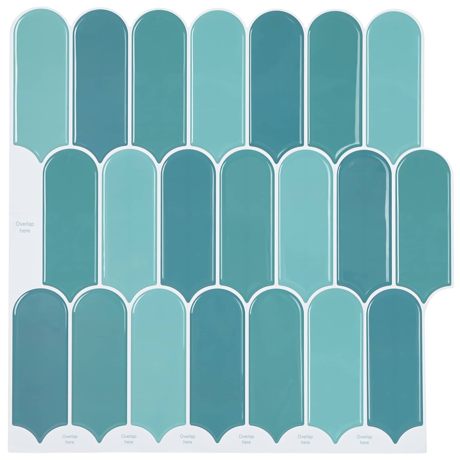 vidaXL Toll Csempe 20 db Kék 30 x 30 cm Poliuretán és PET