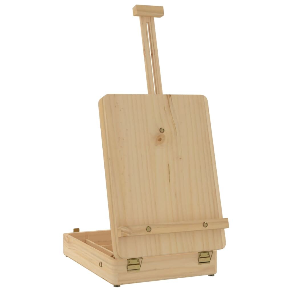 vidaXL tömör fenyőfa asztali festőállvány 27 x 43 x 68 cm
