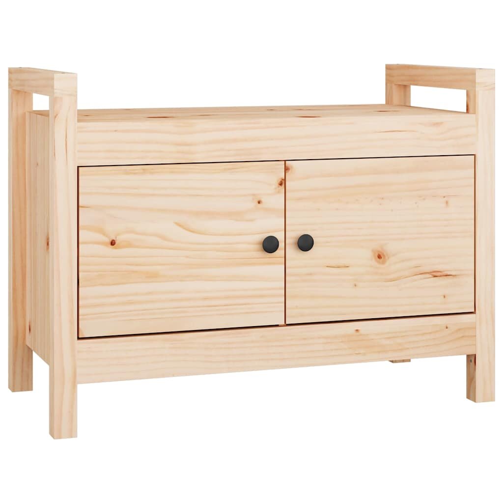 vidaXL tömör fenyőfa előszoba pad 80 x 40 x 60 cm
