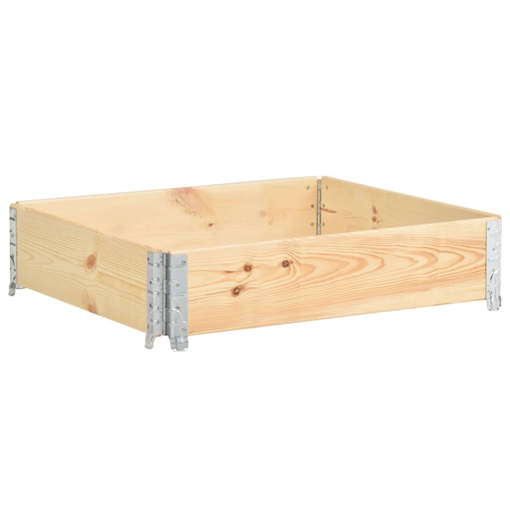 vidaXL tömör fenyőfa raklapmagasító 100 x 100 cm