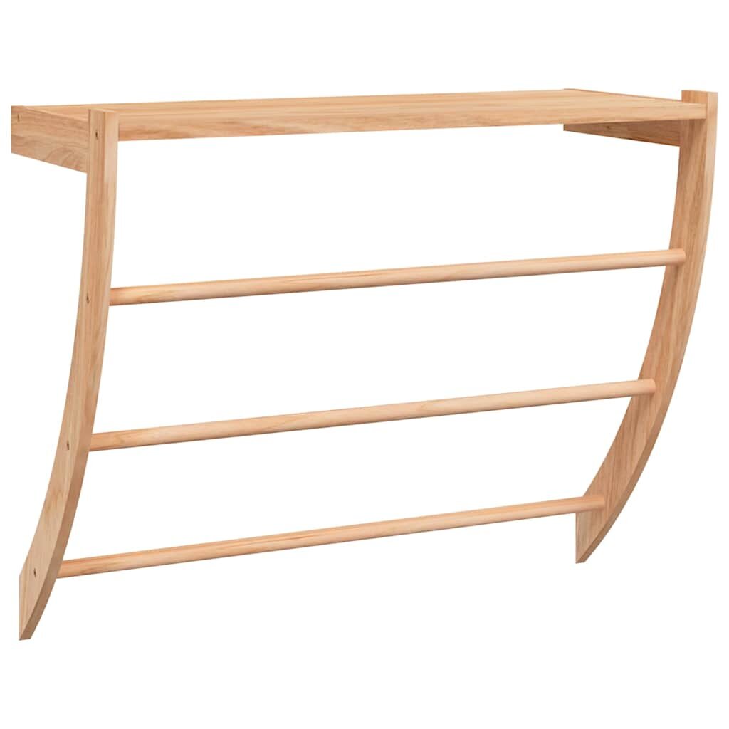 vidaXL tömör fenyőfa törülközőtartó 60 x 255 x 49 cm