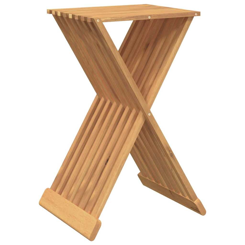 vidaXL tömör tíkfa összecsukható szék 40 x 325 x 70 cm