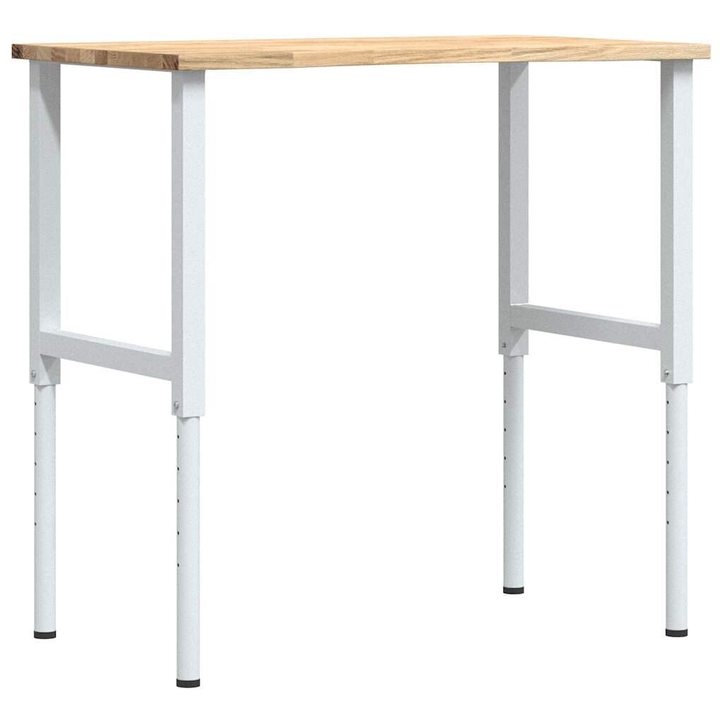 vidaXL tömör tölgyfa munkapad 100 x 60 x (715-98) cm