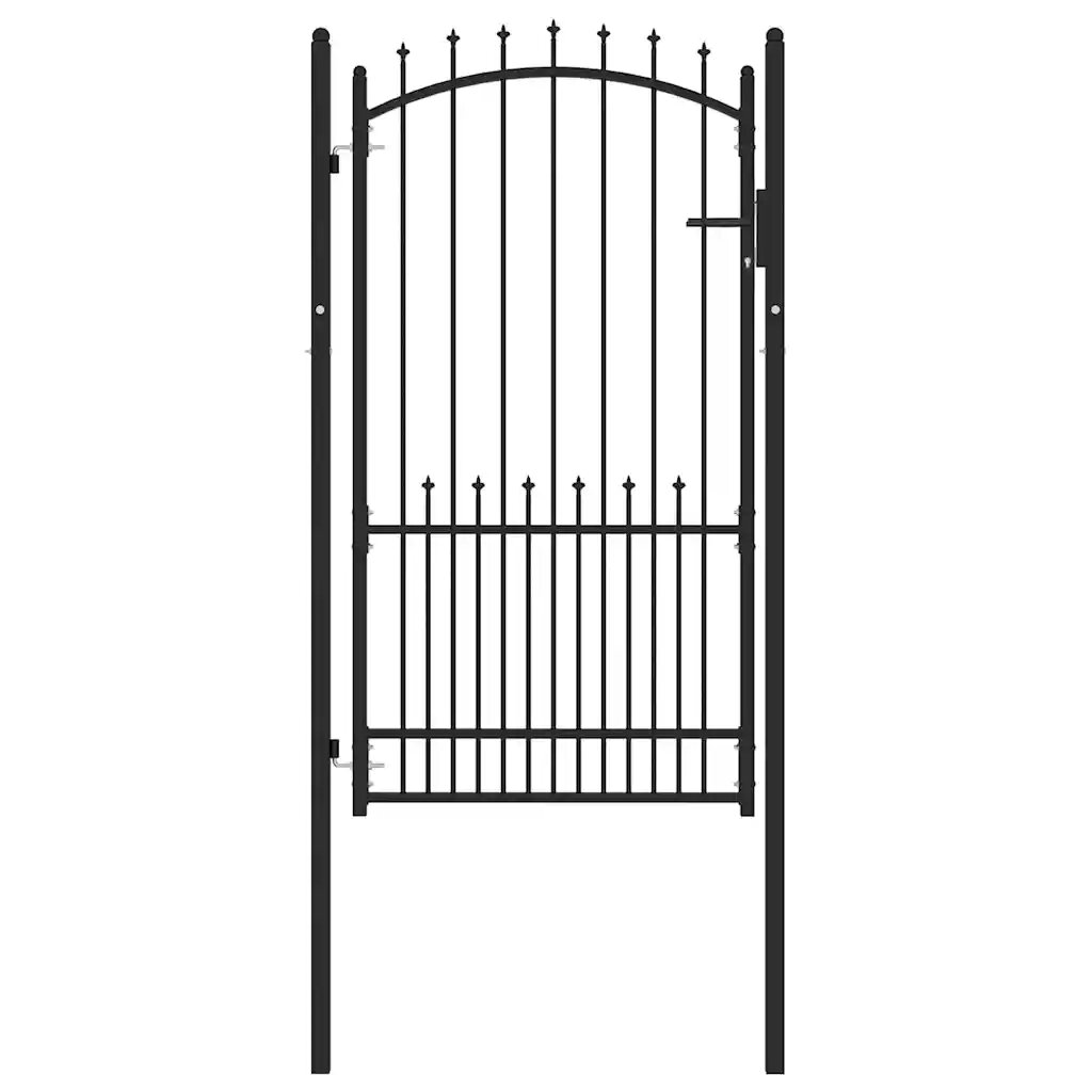 vidaXL Tüskés kerítési kapu EMMEN 104 x 1345 cm Zárolható