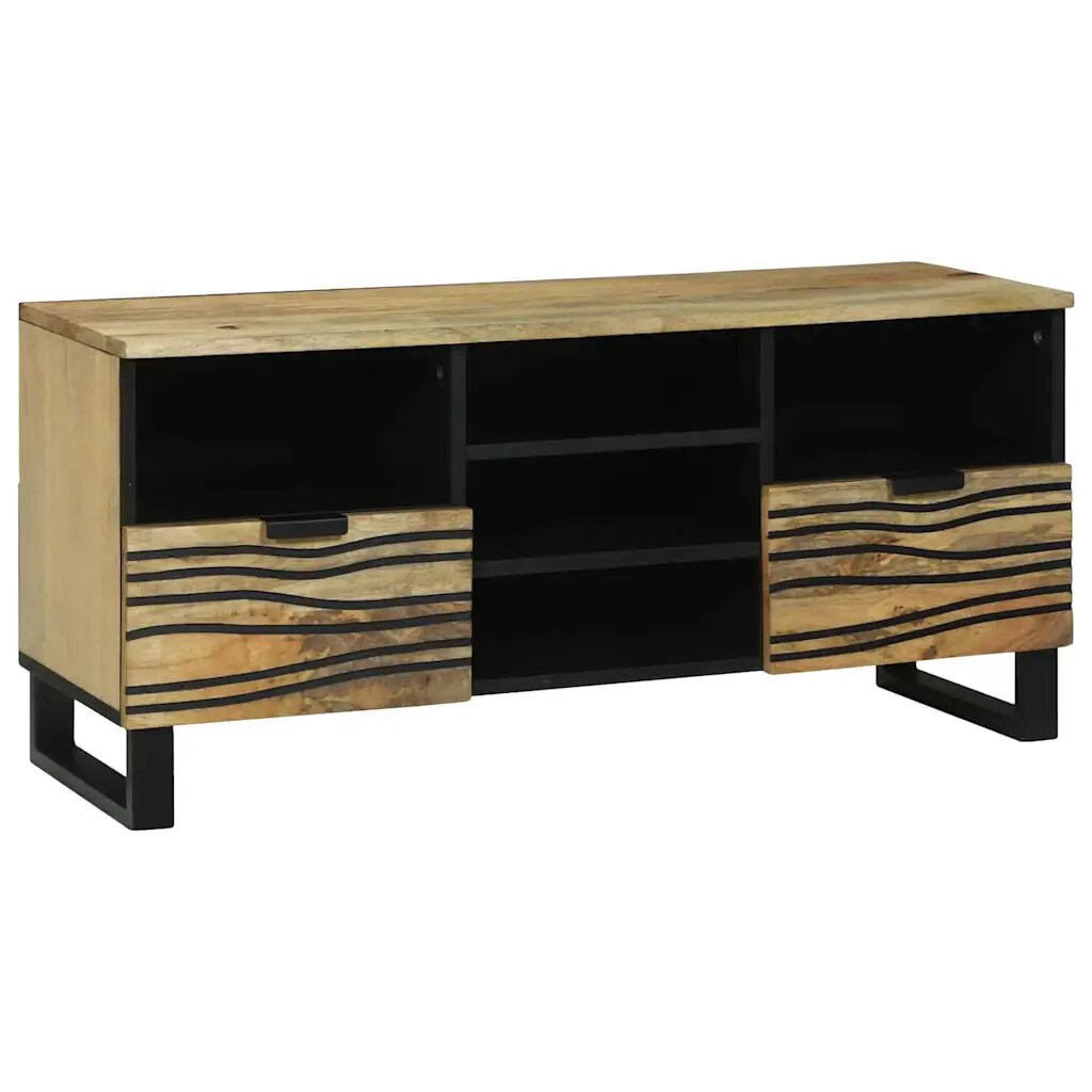 vidaXL TV egységek 100 x 33 x 46 cm Barna Szerelt Fa