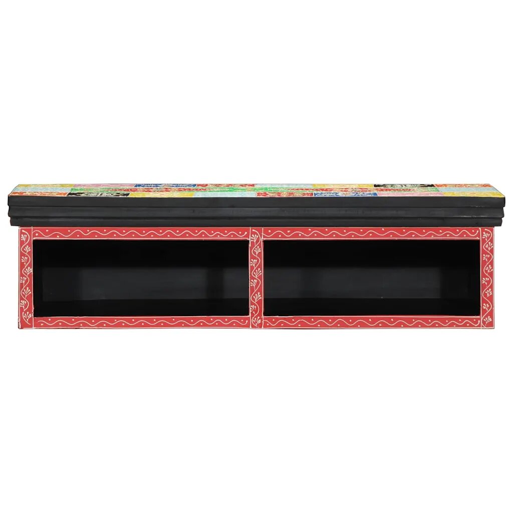 vidaXL TV szekrény Sokszínű 80 x 30 x 22 cm Szerelt fa