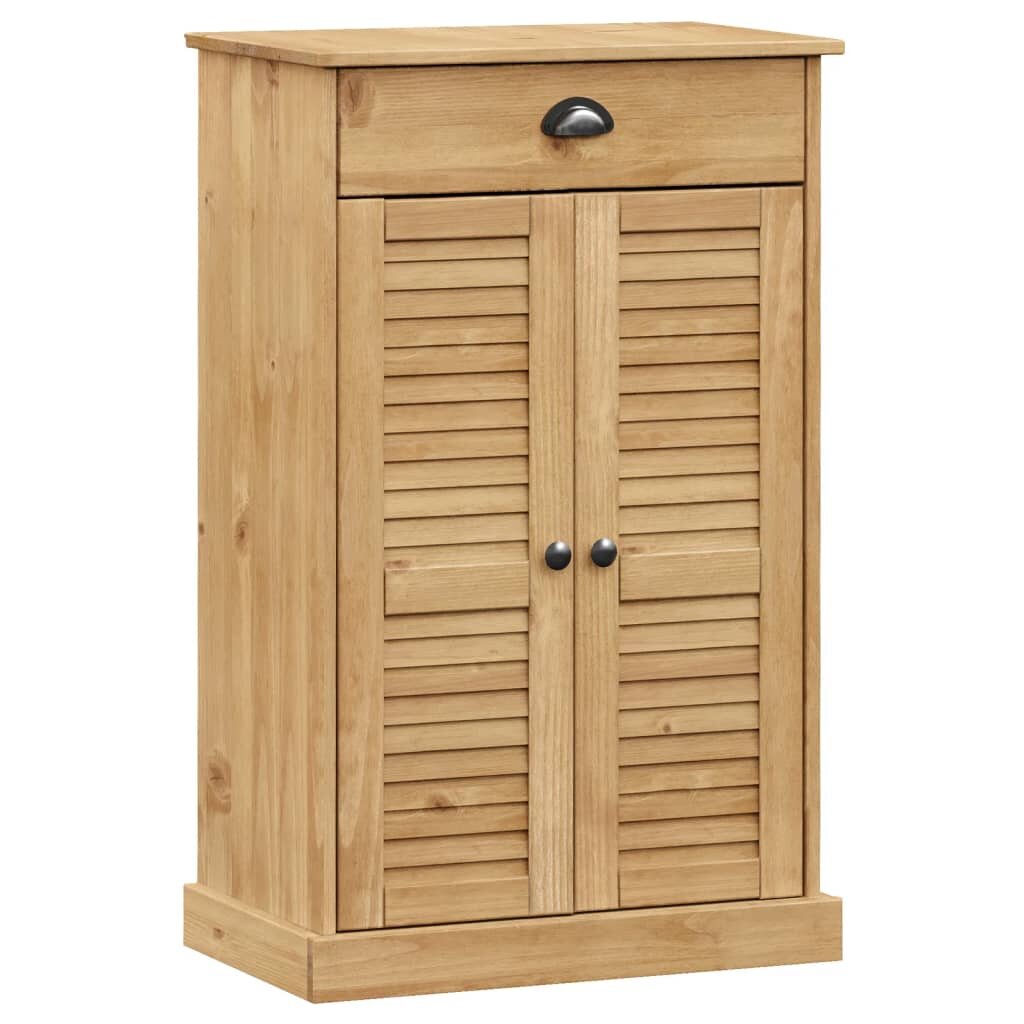 vidaXL VIGO tömör fenyőfa cipőszekrény 60x35x96 cm