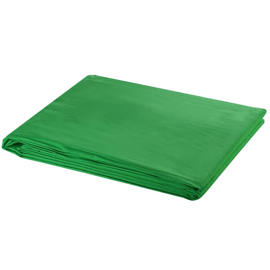 vidaXL zöld pamut háttér blueboxhoz állvány nélkül 500 x 300 cm
